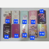 یادداشت 80 برگ تو دو لیست سایز 1/10 جلد شومیز(برای سفارش عمده پیام بدید)