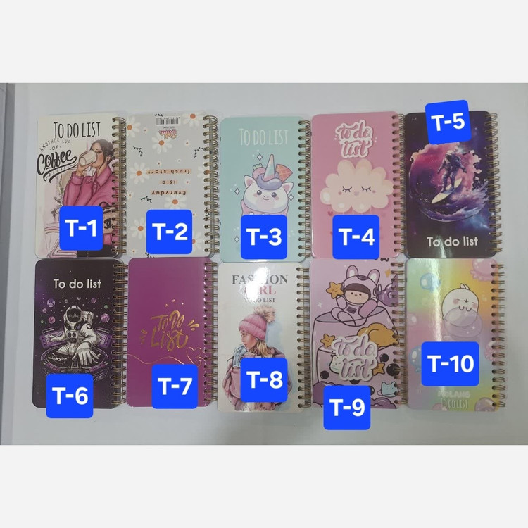 یادداشت 80 برگ تو دو لیست سایز 1/10 جلد شومیز(برای سفارش عمده پیام بدید)