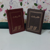 دفتر 80 برگ بانک سایز یک هشتم جلد چرم(برای سفارش عمده پیام بدید)