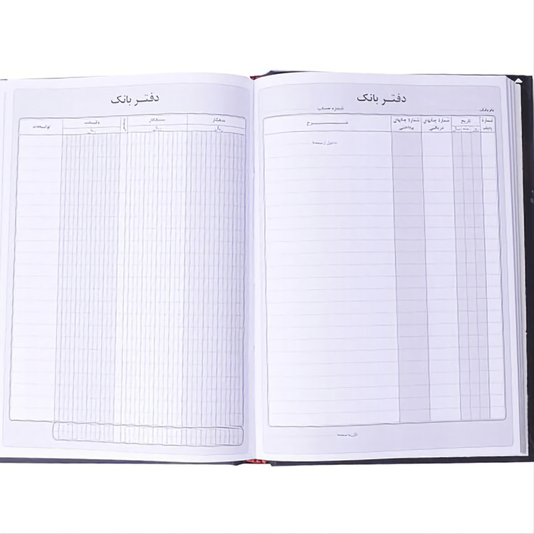 دفتر 160 برگ بانک سایز وزیری جلد گالینگور(برای سفارش عمده پیام بدید)